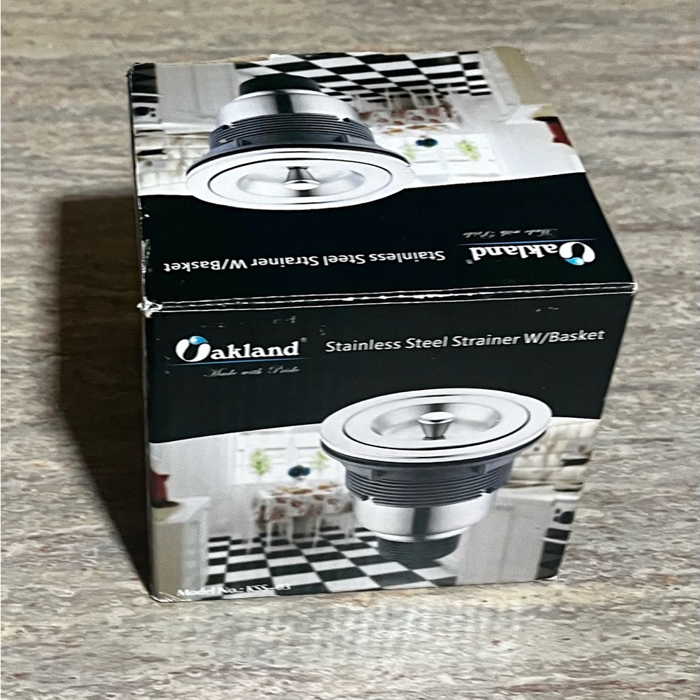 Oakland Stainless Steel Strainer with Basket - Silver